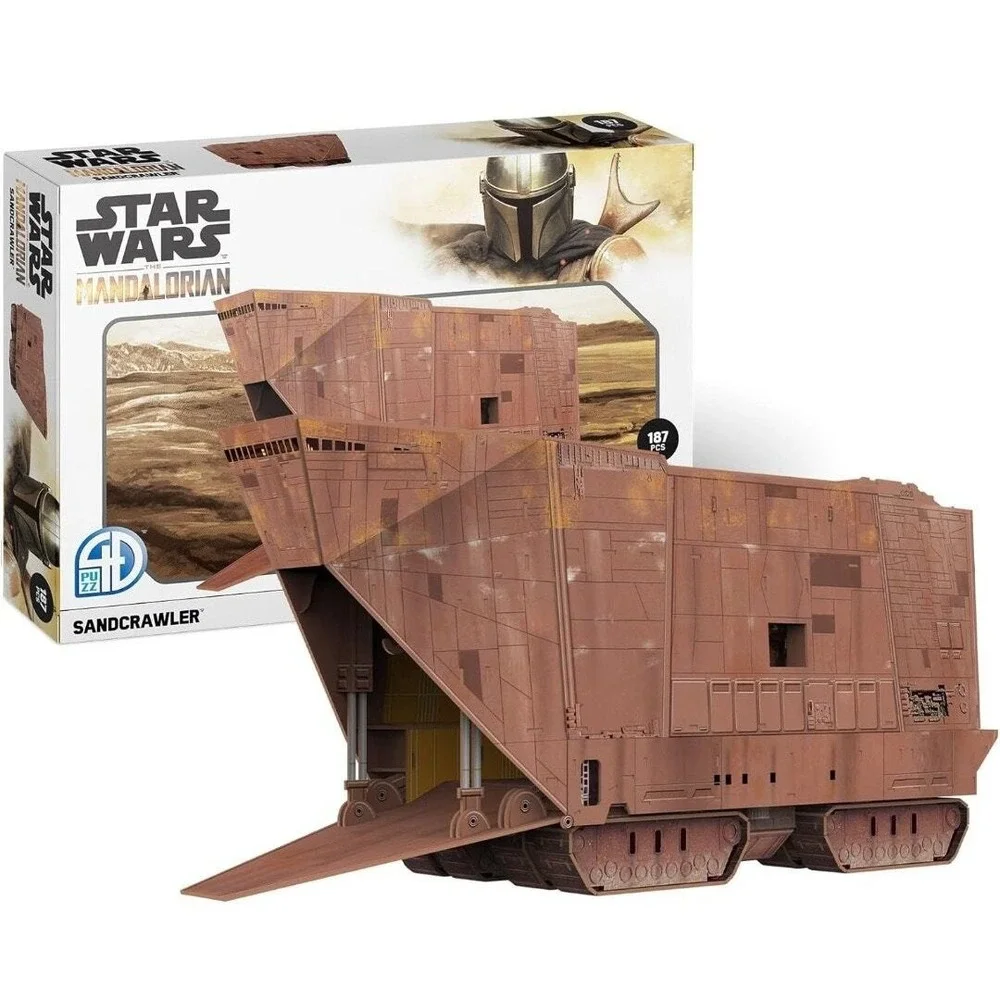 Star‎ Wars The Mandalorian Sandcrawler PUZZZ 187 Piece Building Toy Kids 10